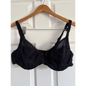 Chantelle C14710 Parisian 4-Parts Underwire Bra Black 40D